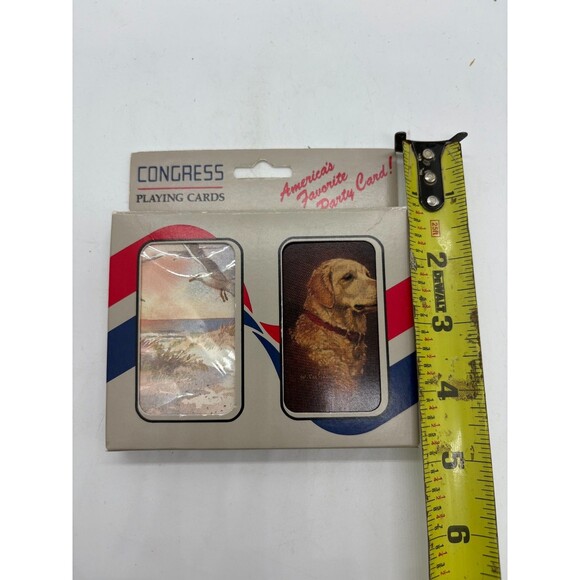 CONGRESS Plastic Coated Playing Cards Double Deck Bridge Score Order 6069 - Picture 5 of 6